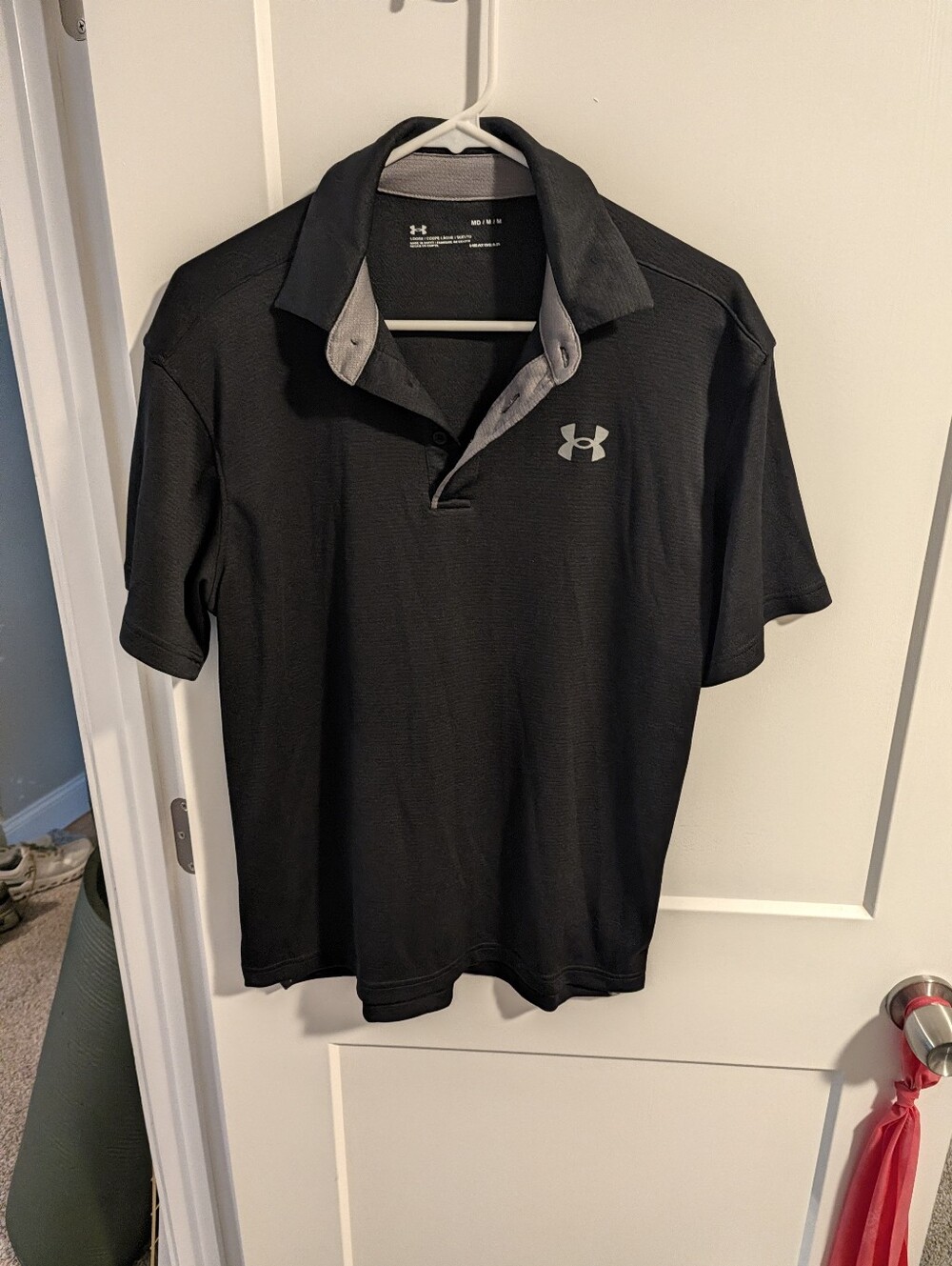 Under Armour Men's Black Polo